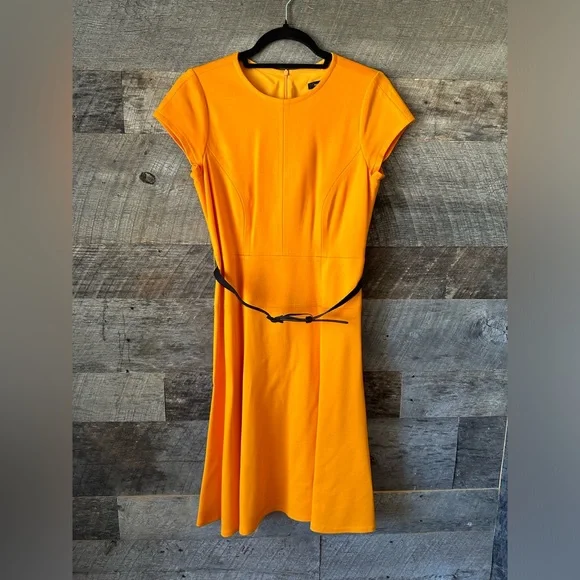 nanette lepore orange dress Nanette Lepore Floral Dress Orange, Size 6